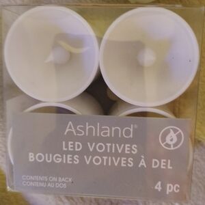 Ashland LED Votives 4-Pack in White